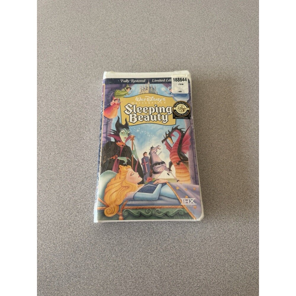 Disney Sleeping Beauty VHS – Factory Sealed – Masterpiece Collection – Limited